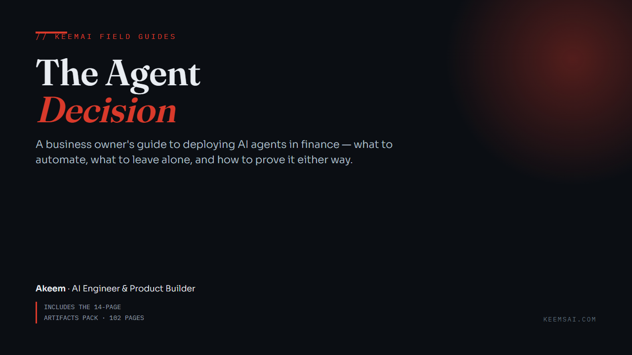 The Agent Decision — book cover